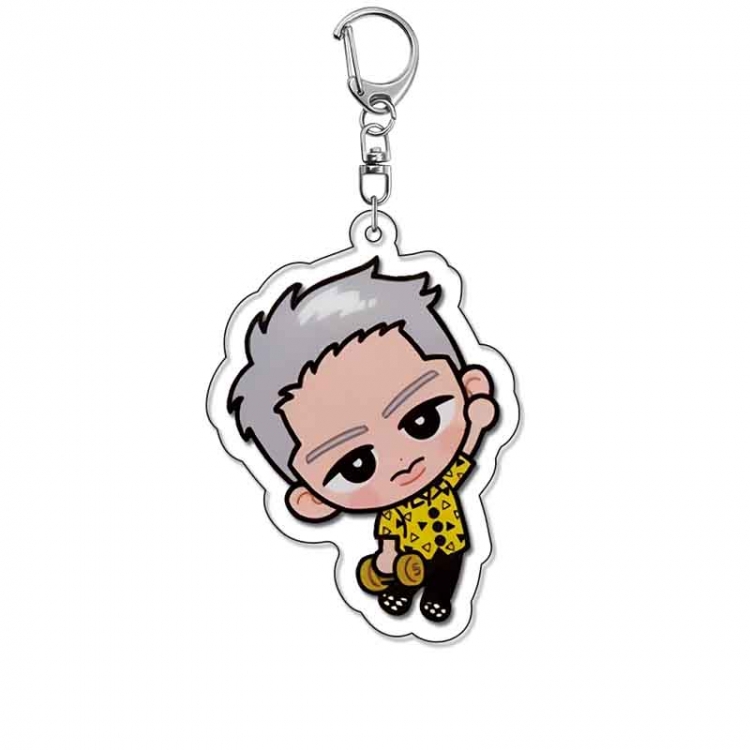 snow man Anime Acrylic Keychain Charm price for 5 pcs
