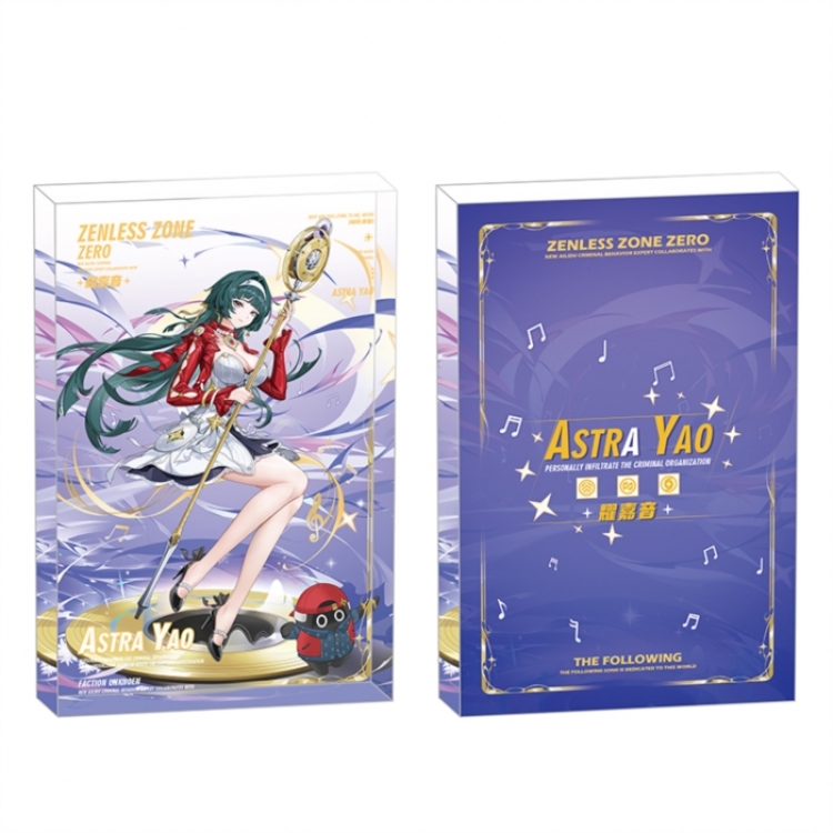Zenless Zone Zero Anime game acrylic card brick desktop decoration 8X12X1.2cm