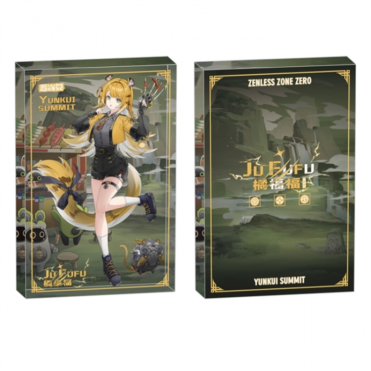 Zenless Zone Zero Anime game acrylic card brick desktop decoration 8X12X1.2cm