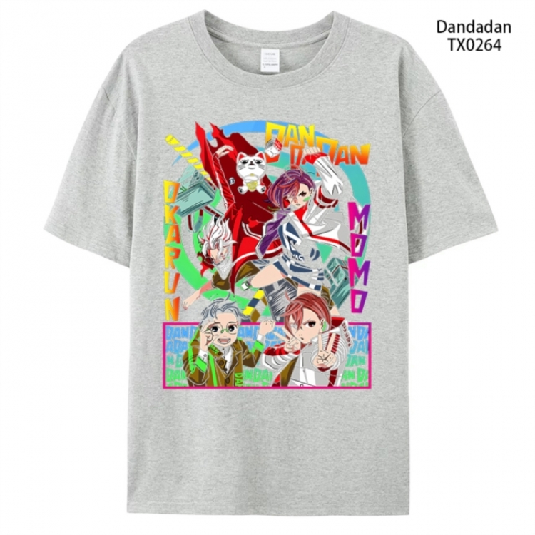 Dandadan Anime peripheral printed pure cotton T-shirt from S to 4XL