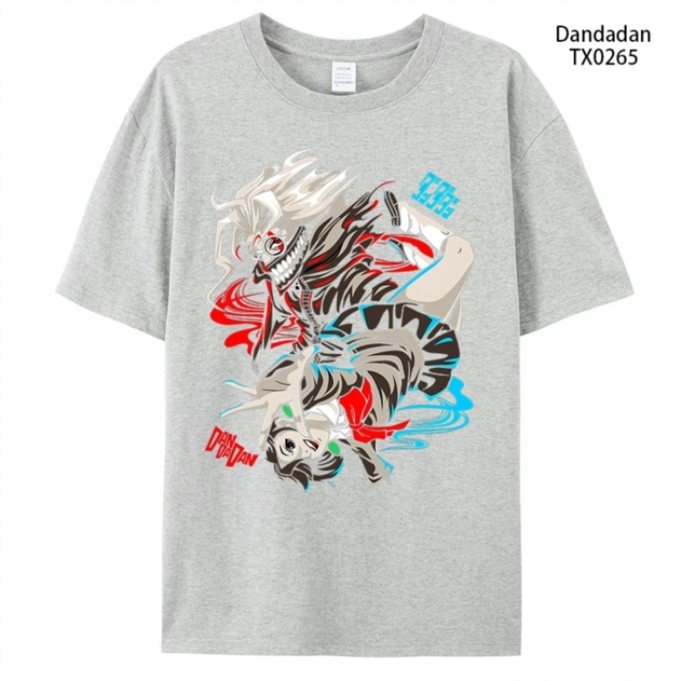 Dandadan Anime peripheral printed pure cotton T-shirt from S to 4XL