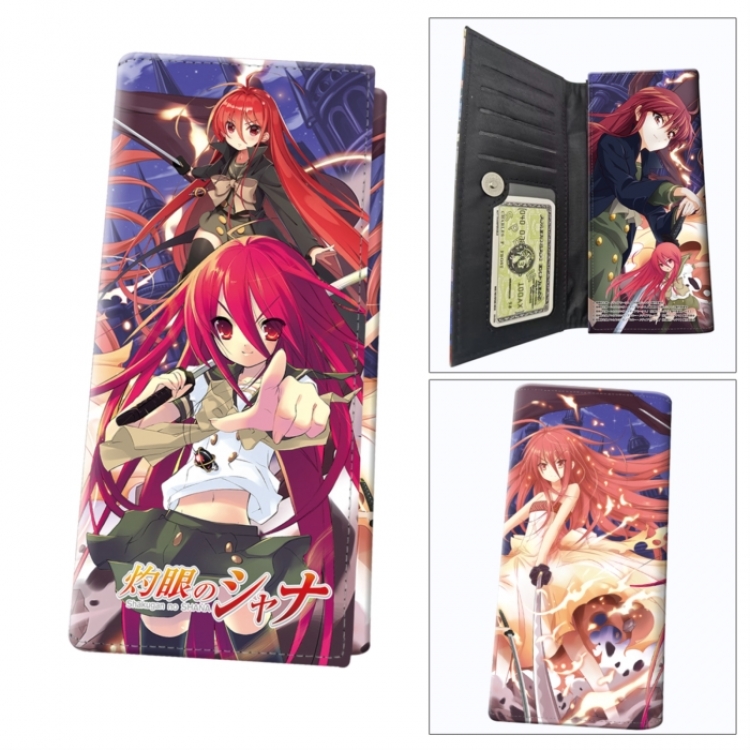Shakugan No Shana Anime wallet long wallet buckle storage bag 18.5x9.5x2CM 100g