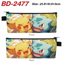 Pokemon Anime PU Leather Zippe...