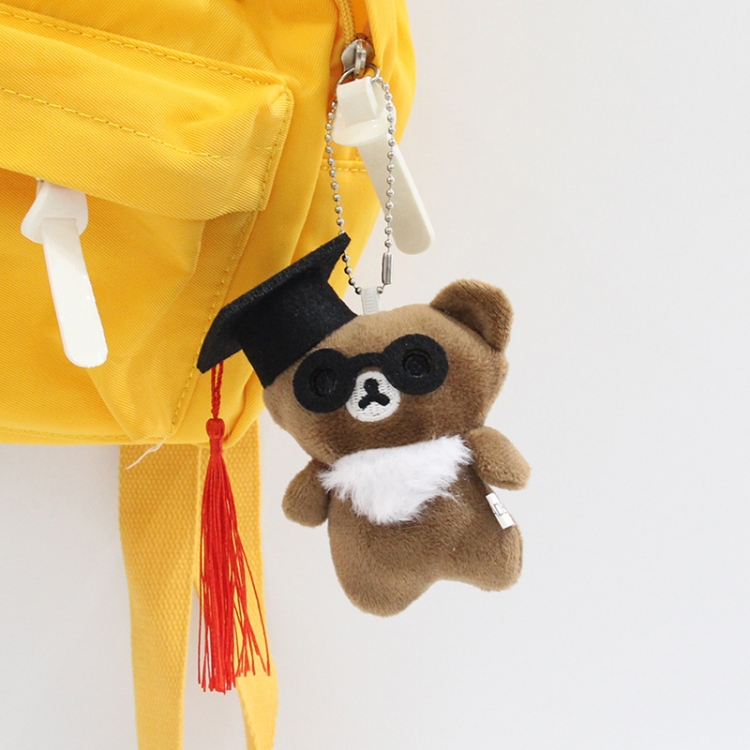 Rilakkuma Crystal Super Soft PP Cotton Plush Toy Pendant 10x8x4cm   price for 5 pcs