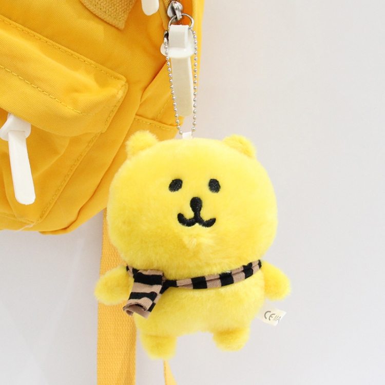 Self deprecating bear Little rabbit fur PP Cotton Plush Toy Pendant 8x5x8cm price for 5 pcs