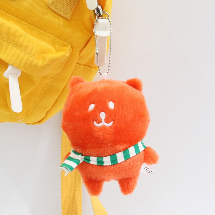 Self deprecating bear Little rabbit fur PP Cotton Plush Toy Pendant 8x5x8cm price for 5 pcs