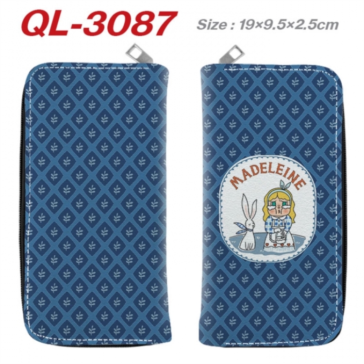 Cry Baby  Anime peripheral PU leather full-color long zippered wallet 19.5x9.5x2.5cm