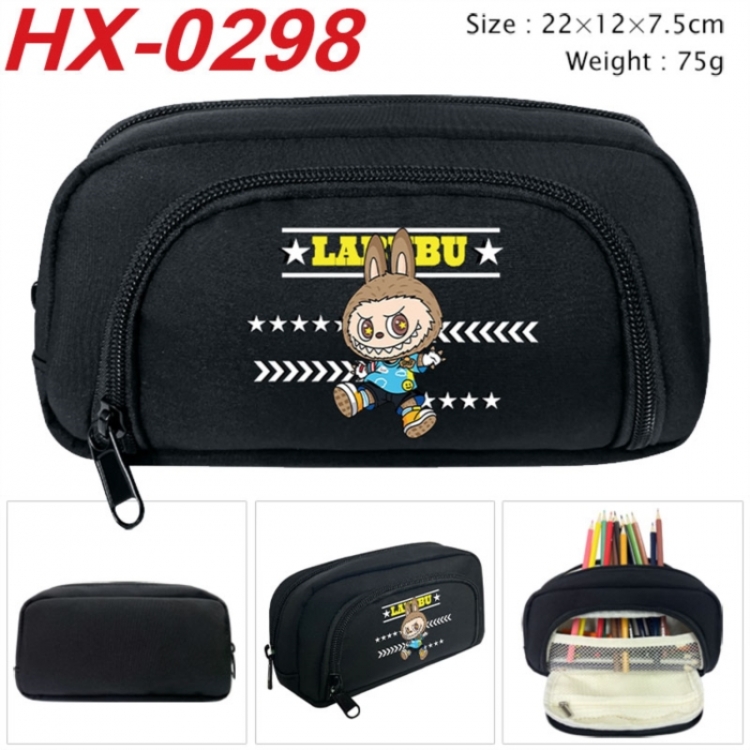 Labubu Anime 3D pencil case with insulation layer Pencil Bag 22X15X7.5CM