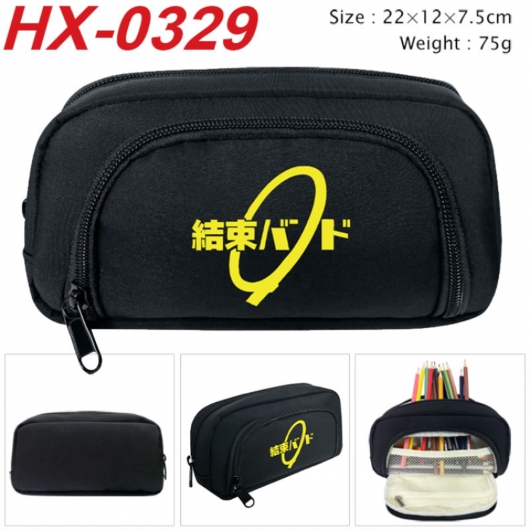 BOCCHI THE ROCK!  Anime 3D pencil case with insulation layer Pencil Bag 22X15X7.5CM