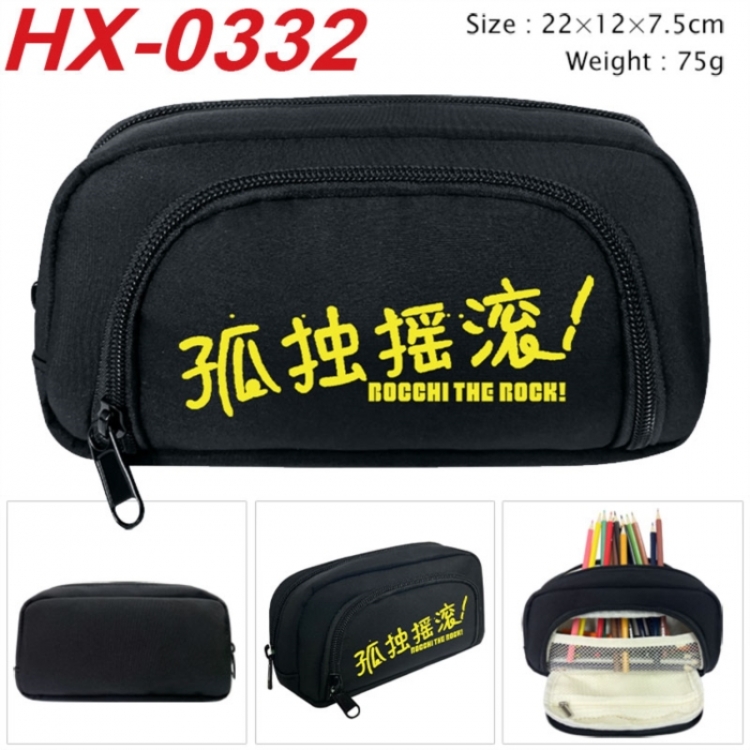BOCCHI THE ROCK!  Anime 3D pencil case with insulation layer Pencil Bag 22X15X7.5CM