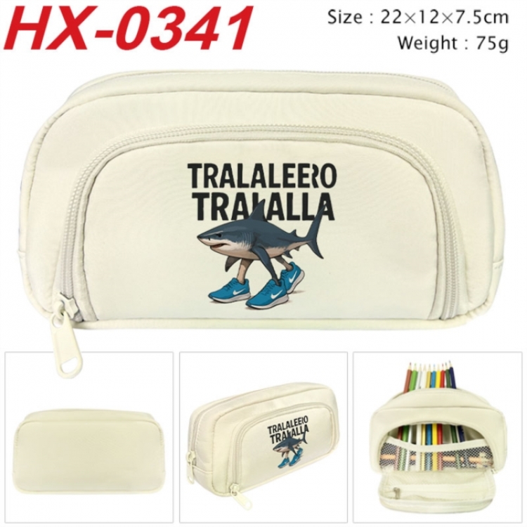 The Book of Mountains and Seas Anime 3D pencil case with insulation layer Pencil Bag 22X15X7.5CM
