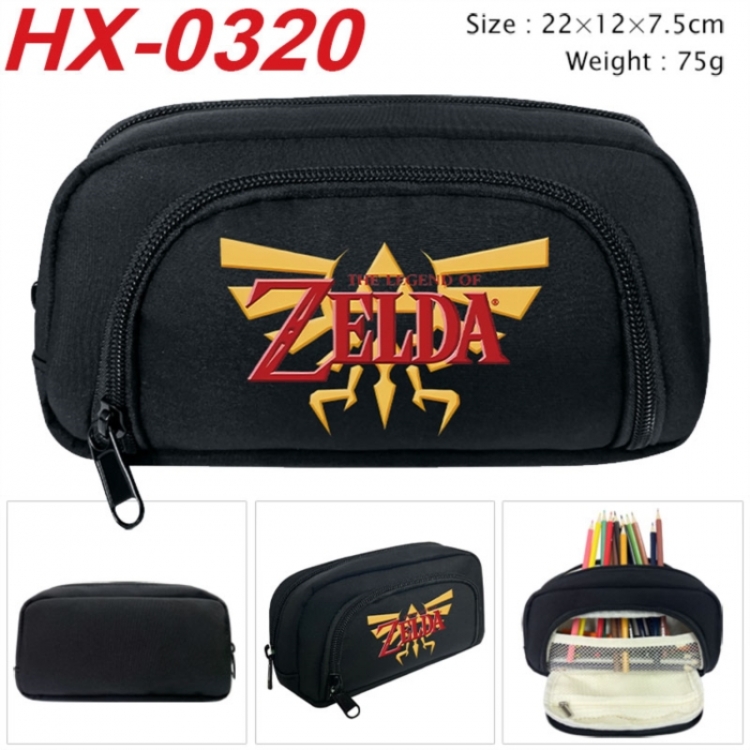 The Legend of Zelda Anime 3D pencil case with insulation layer Pencil Bag 22X15X7.5CM