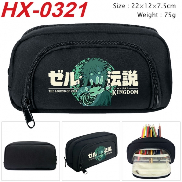 The Legend of Zelda Anime 3D pencil case with insulation layer Pencil Bag 22X15X7.5CM