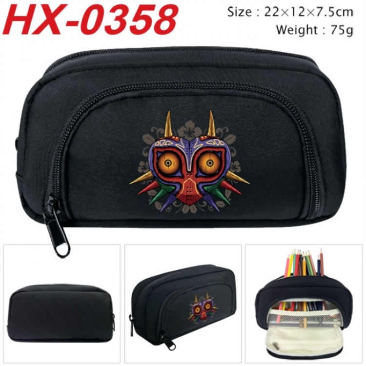 The Legend of Zelda Anime 3D pencil case with insulation layer Pencil Bag 22X15X7.5CM