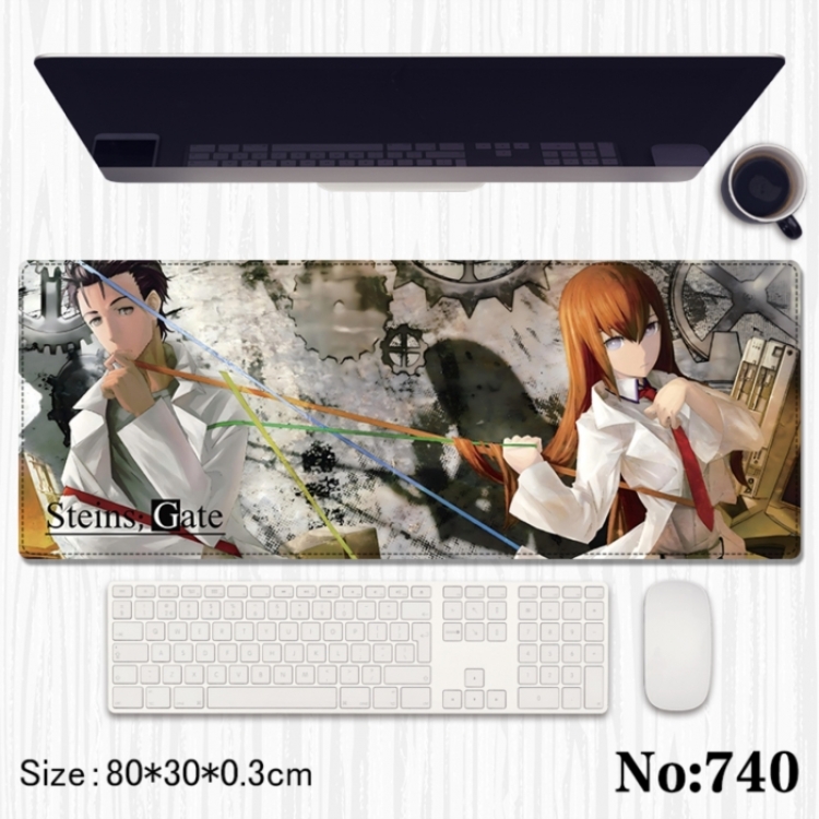 Fate Stay Night Anime peripheral computer mouse pad office desk pad multifunctional pad 80X30X0.3cm