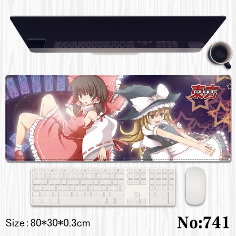 East Anime peripheral computer mouse pad office desk pad multifunctional pad 80X30X0.3cm