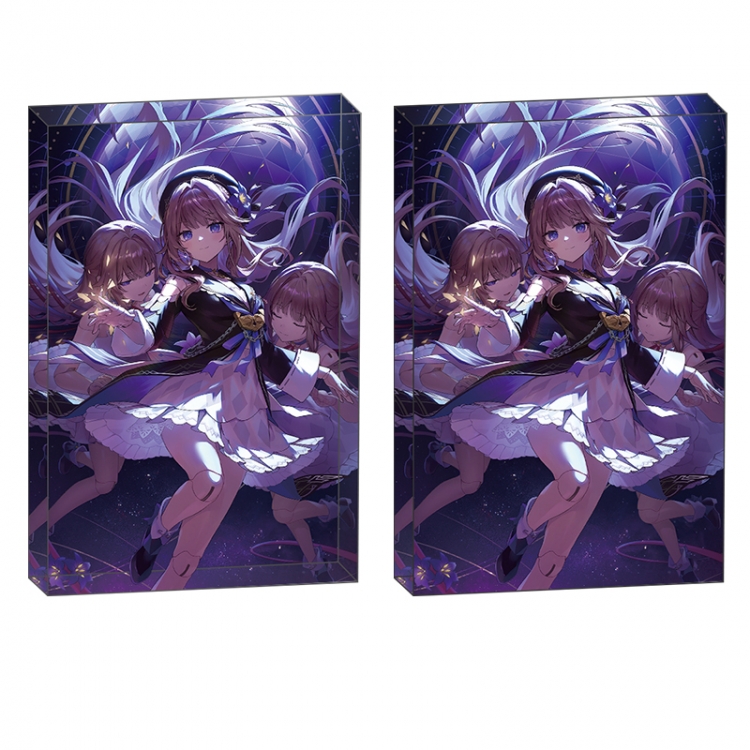 Honkai: Star Rail Anime game acrylic card brick desktop decoration 8X12X1.2cm