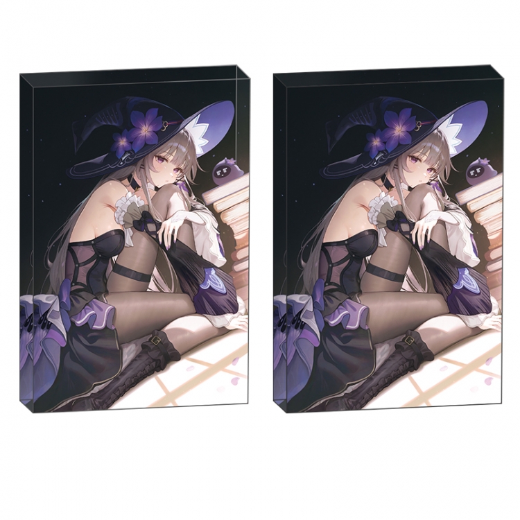 Honkai: Star Rail Anime game acrylic card brick desktop decoration 8X12X1.2cm