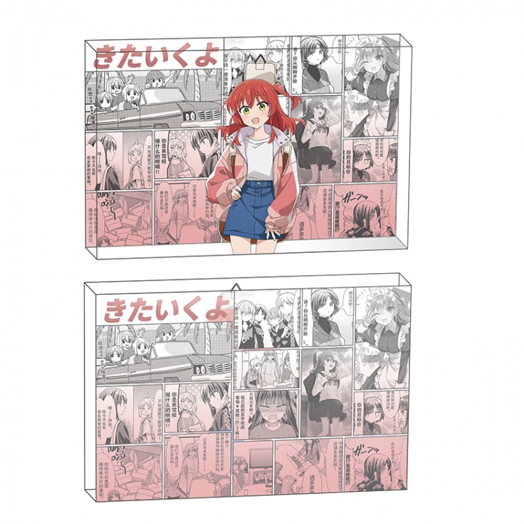 BOCCHI THE ROCK! Anime game acrylic card brick desktop decoration 8X12X1.2cm