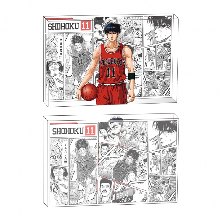 Slam Dunk Anime game acrylic card brick desktop decoration 8X12X1.2cm