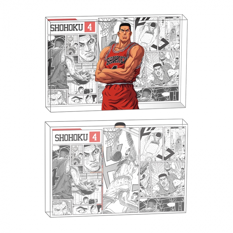 Slam Dunk Anime game acrylic card brick desktop decoration 8X12X1.2cm