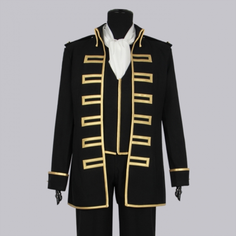 Gintama Anime peripheral jacket vest scarf set from XS to 2XL