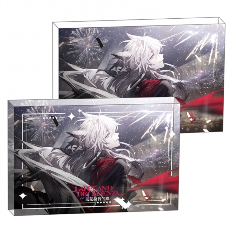 Arknights Anime game acrylic card brick desktop decoration 8X12X1.2cm