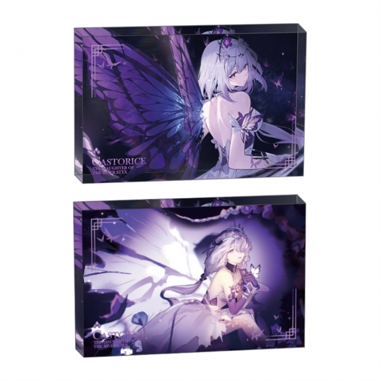Honkai: Star Rail Anime game acrylic card brick desktop decoration 8X12X1.2cm