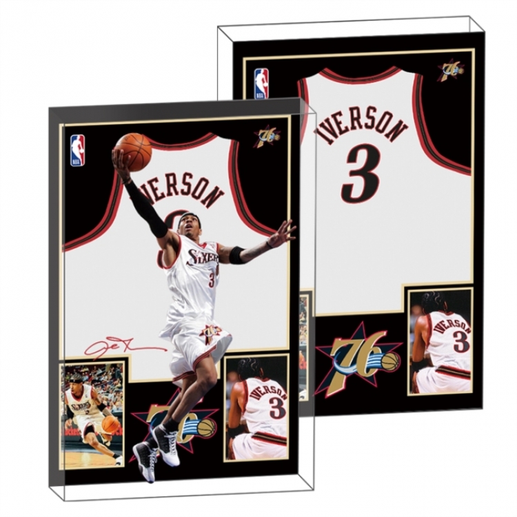 IVERSON Anime game acrylic card brick desktop decoration 8X12X1.2cm