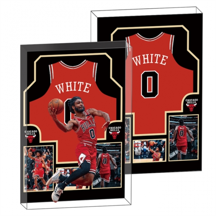 Kobe White Anime game acrylic card brick desktop decoration 8X12X1.2cm