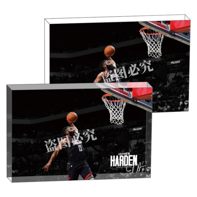 Harden Anime game acrylic card brick desktop decoration 8X12X1.2cm