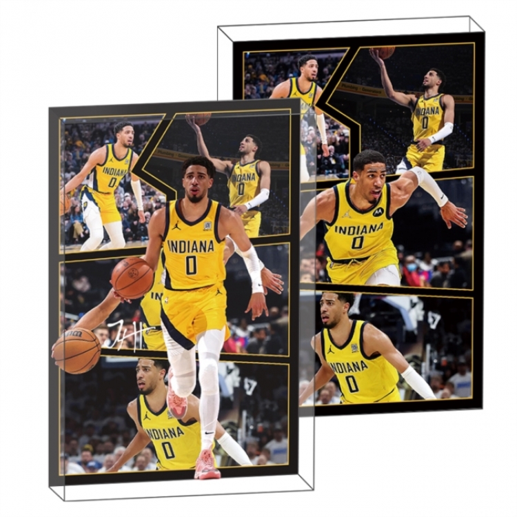 Halliburton Anime game acrylic card brick desktop decoration 8X12X1.2cm
