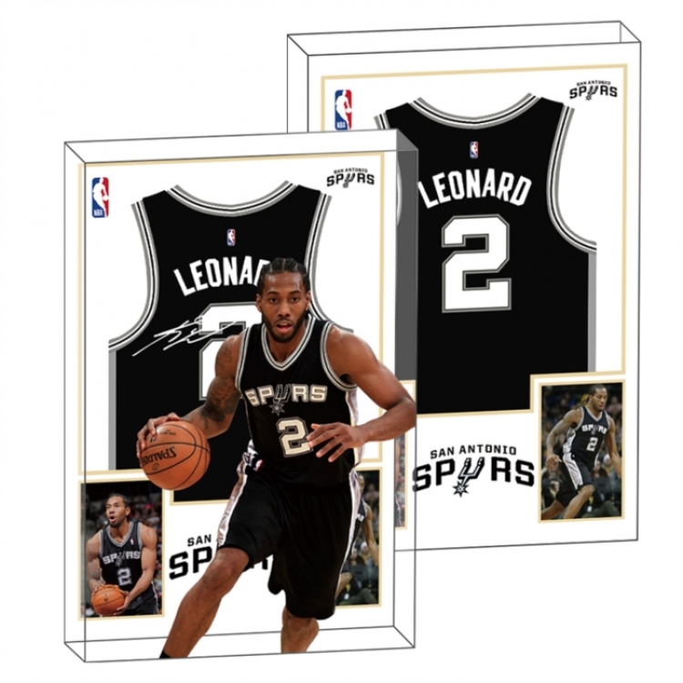 Kawhi Leonard Anime game acrylic card brick desktop decoration 8X12X1.2cm