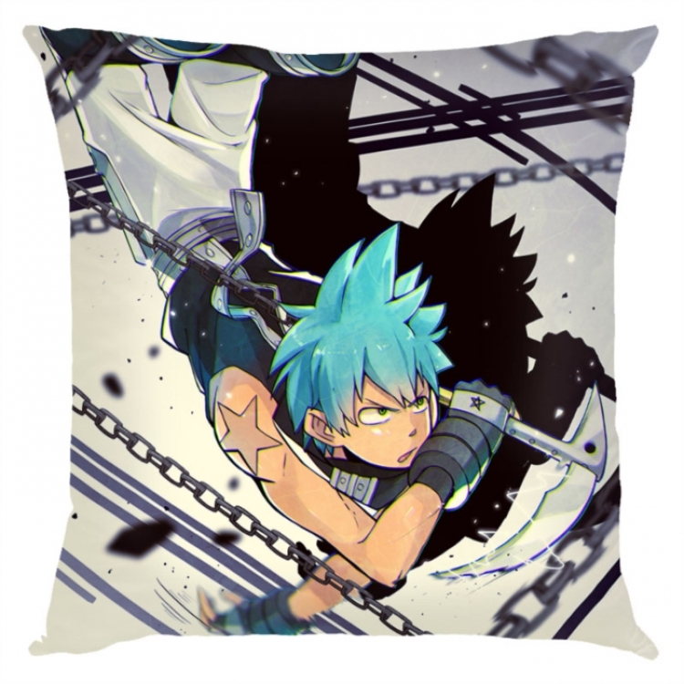 Soul Eater Anime square full-color pillow cushion 45X45CM NO FILLING 