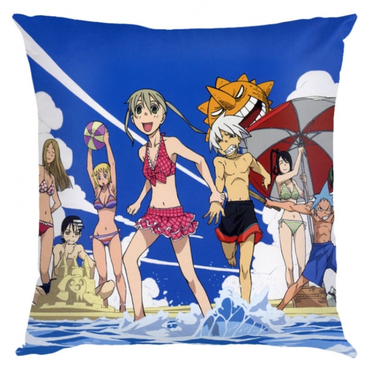 Soul Eater Anime square full-color pillow cushion 45X45CM NO FILLING 