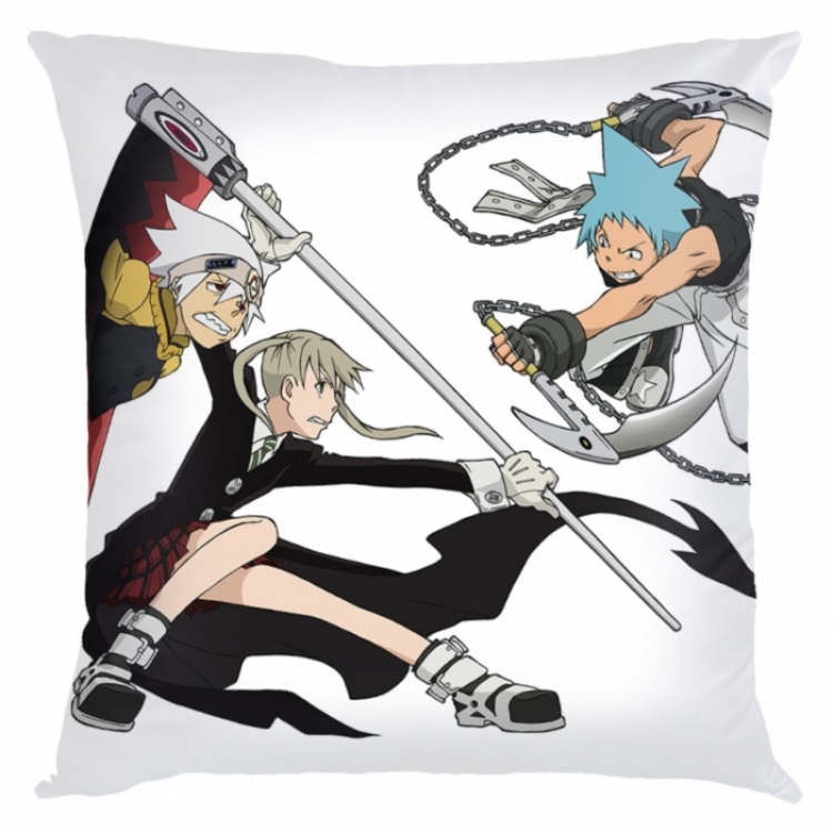 Soul Eater Anime square full-color pillow cushion 45X45CM NO FILLING 