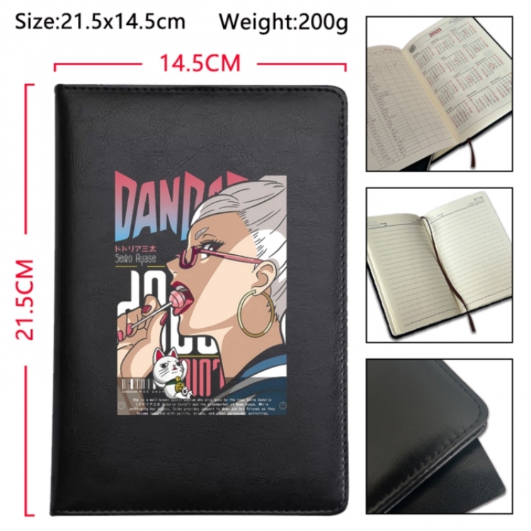  DANDADAN Anime Printed PU Car Thread Notebook Hard Cover 21.5x14.5cm