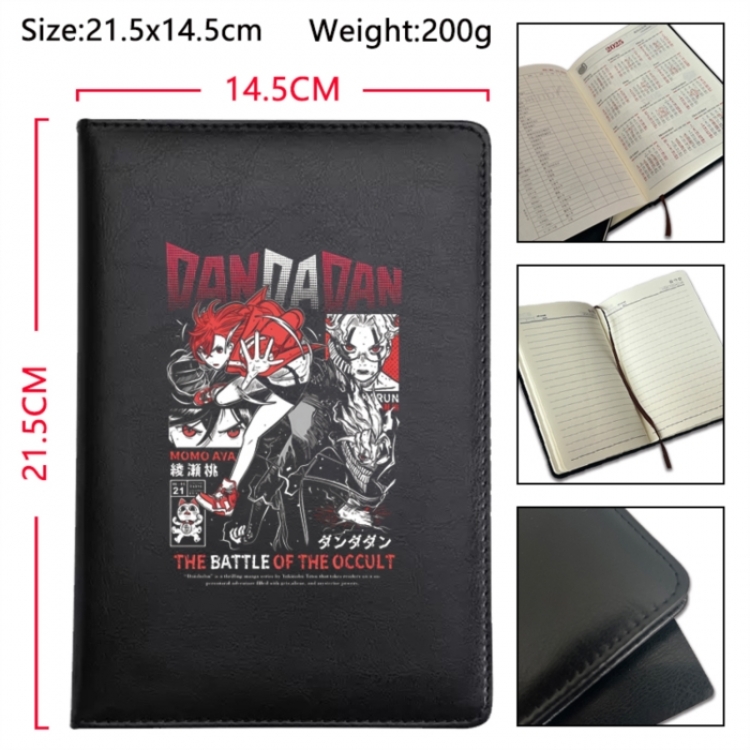  DANDADAN Anime Printed PU Car Thread Notebook Hard Cover 21.5x14.5cm