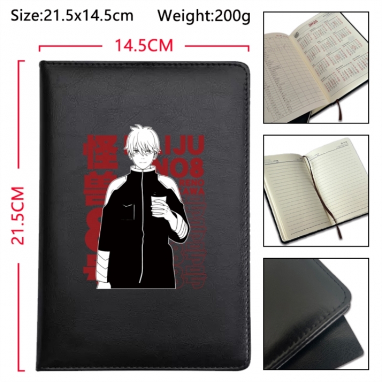KAIJU NUMBER EIGHT Anime Printed PU Car Thread Notebook Hard Cover 21.5x14.5cm