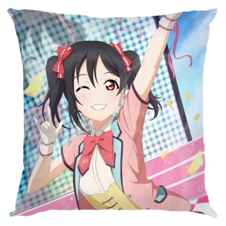 LoveLive  Anime square full-color pillow cushion 45X45CM NO FILLING 