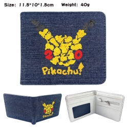 Pokemon Anime denim folding fu...