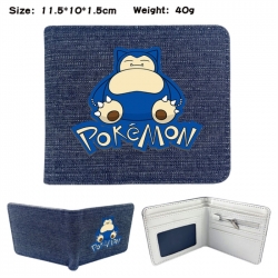 Pokemon Anime denim folding fu...