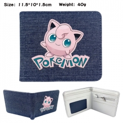 Pokemon Anime denim folding fu...