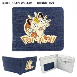 Pokemon Anime denim folding fu...