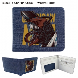 Chainsaw man Anime denim foldi...