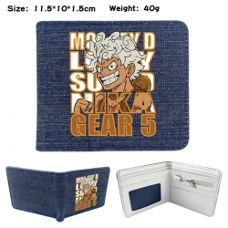 One Piece Anime denim folding ...
