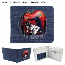Death note Anime denim folding...