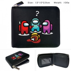 Among us Anime zipper black le...