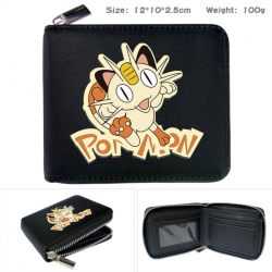 Pokemon Anime zipper black lea...