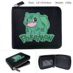 Pokemon Anime zipper black lea...